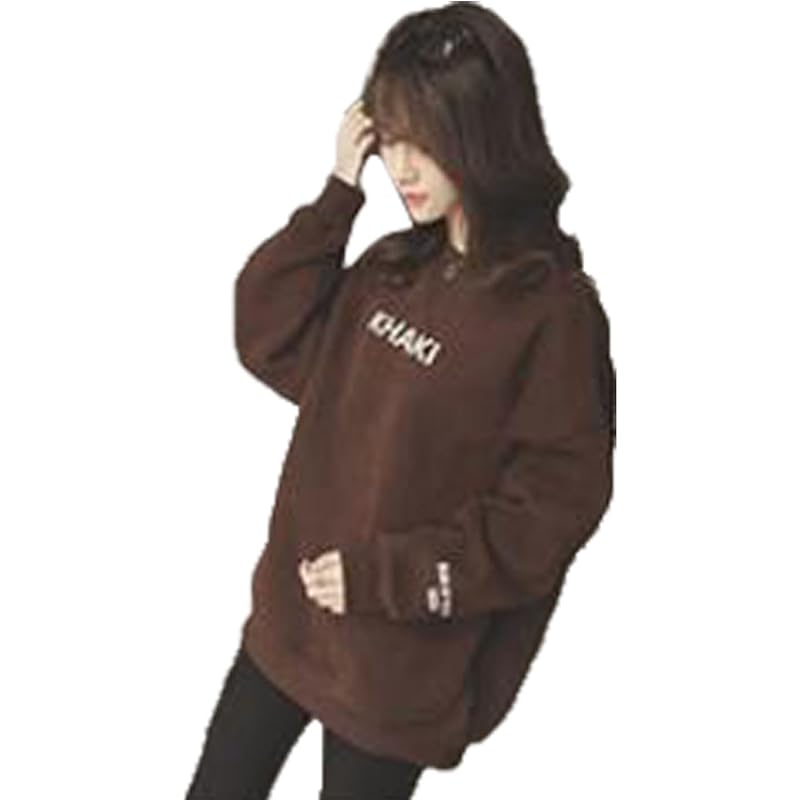 服 ファッション小物 フラワーオブライフ Aijuan レディース 長袖 スウェット セーター パーカー ゆったり ロング丈 春服 秋服 スポーツウエア 冬服 薄手 ボア 着痩せ インナー アウター 通勤 カジュアル 軽量 シンプル 大きいサイズ 無地 おしゃれ ファッション