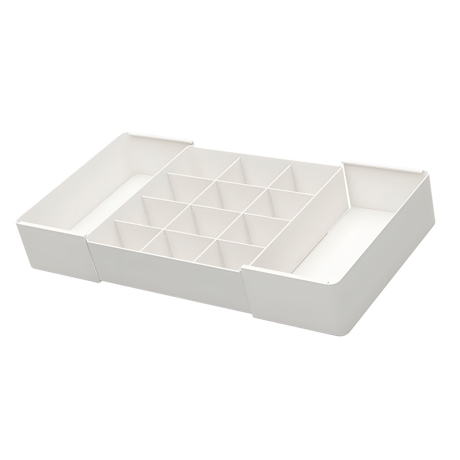 APGLSXY Extendable Drawer Container Strong Construction for Kitchen Bathroom and Household Use Clear Drawer Divider