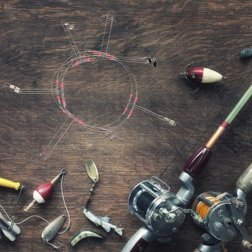Abaodam Fishing Rigs con Giratorio para Pesca Nocturna miniatura 7