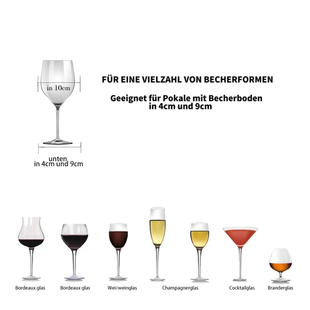 FOMANSH Weinglashalter unter dem Schrank, Gläserhalterung für Weingläser Stielgläser, hängender Weinglasregal aus Metall, Gläser-Aufbewahrung für Küche, Bar und Restaurant, Schwarz