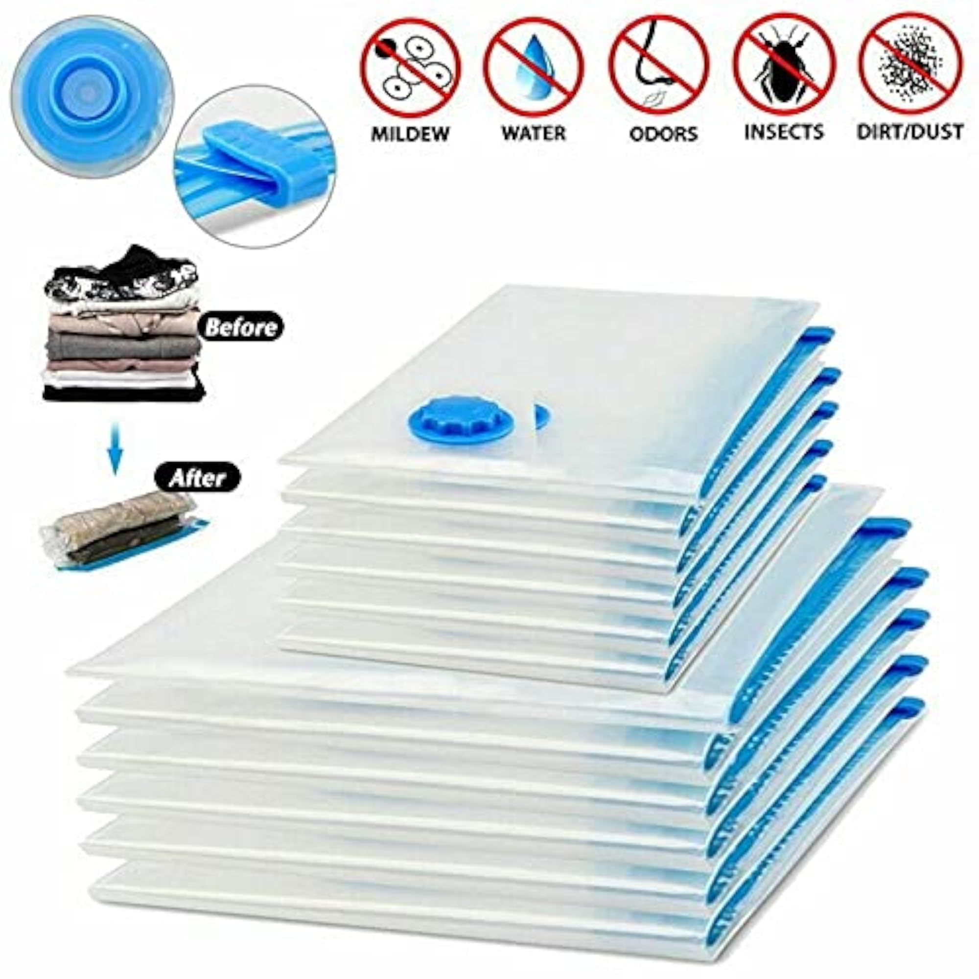 Vacuum Storage Sealer Bags for Clothes and Bedding
