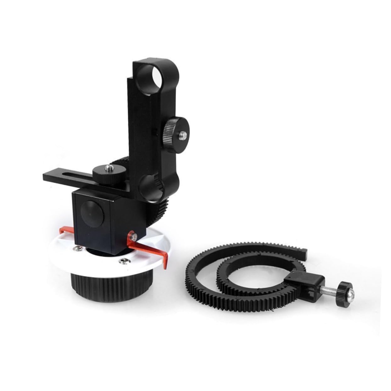 CAXUSD Damping Design Camera Rabbit Cage Follow Focus Rig Follow Ring Easy Assembly Aluminum Alloy for Ilcd Cameras