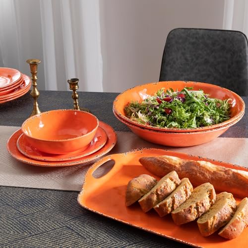 Zarocrus Vintage Melamine 17 Inch X 10 Inch Serving Platters For Serving Food thumb #4