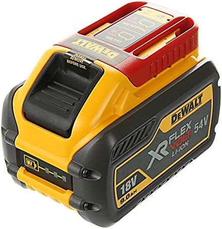 DEWALT DCB547-XJ XR Flex Volt Battery, 18 V, Yellow/Black, Size 9A 