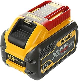 DEWALT DCB547-XJ XR Flex Volt Battery, 18 V, Yellow/Black, Size 9A 