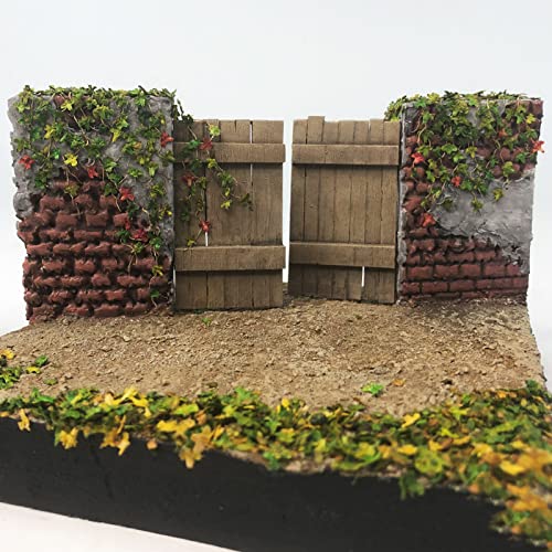 Realistic Miniature Leaves Simulation Leaves For Diy Mini Model Railway Fairy Garden Architecture Diorama Scenery Landscape Layout, Pack Of 4 #TOP2