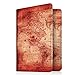 Famavala RFID Blocking Case Cover Holder Wallet for Passport (MapRose)