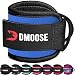 DMoose Fitness Ankle Straps for Cable Machines (Single) - Stainless Steel Double D-Ring, Adjustable Comfort fit Neoprene, Glute & Leg Workouts - For Men & Women