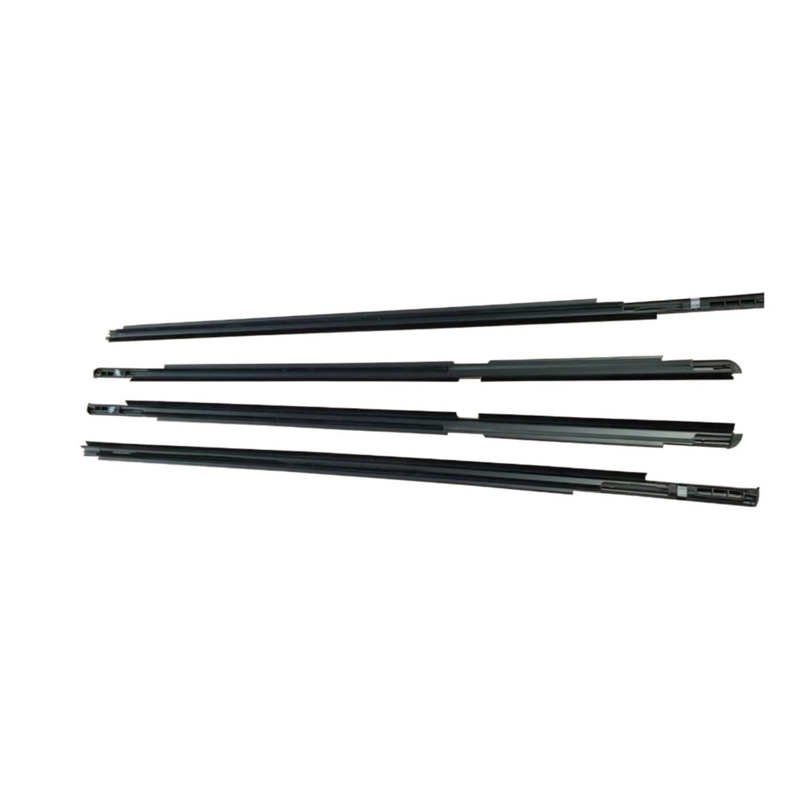 SPAMFAFGHQ for Toyota for Yaris Sedan 2007-2013 Front Rear Side Glass Exterior Sealing Strips Belts Window Weatherstrip