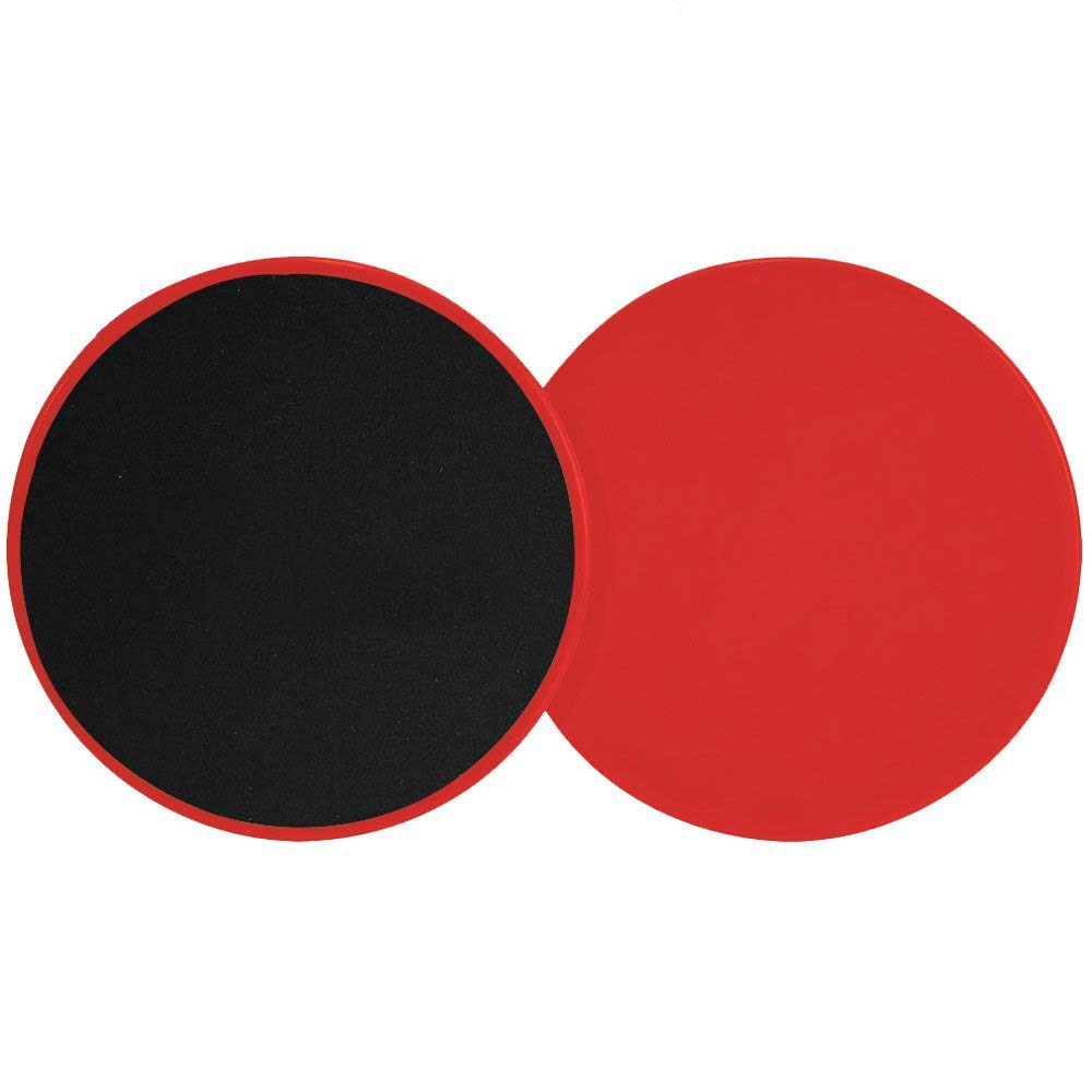 WXWS Dual Sided Gliding Discs Core Sliders for Home Fitness Workout, Abdominal & Full Body Exercises Pack of 2