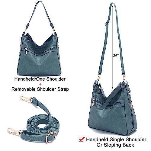Image of Women Large Crossbody Bags Ladies Satchel Shoulder Handbags Purse and Wallet Set for Women Totes Hobo Purses