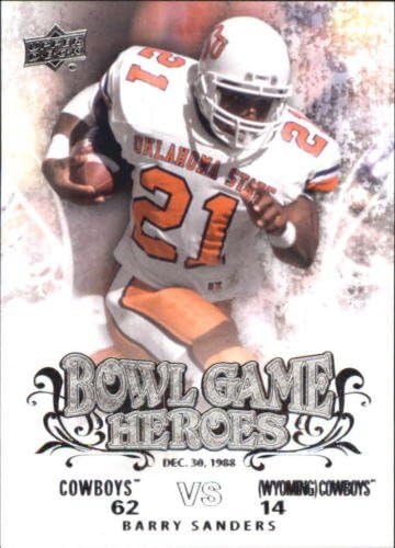 2011 Upper Deck College Football Legends Bowl Game Heroes 25 Card Set
