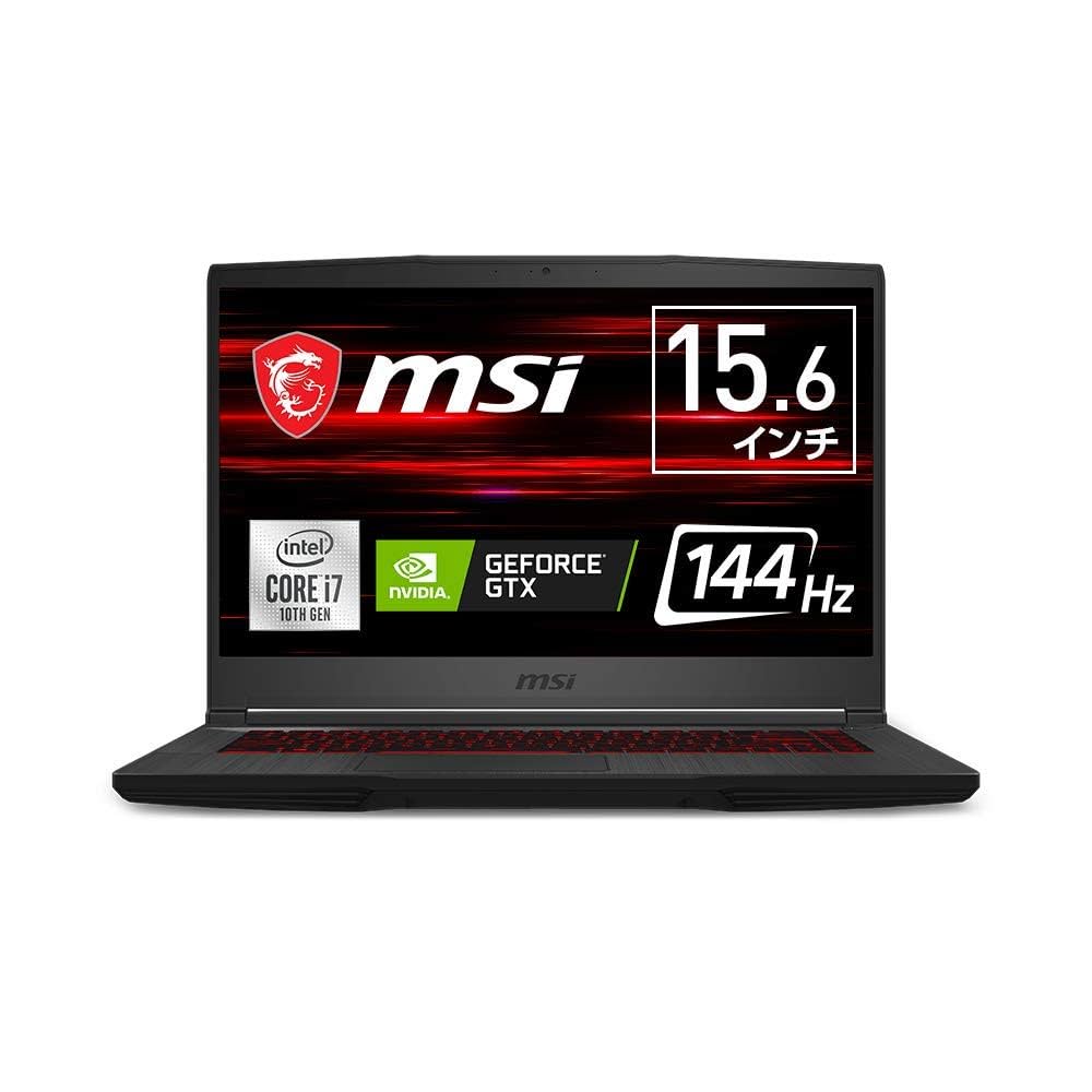 Windowsノート本体 MSi GF65 thin 10UE i7-10750H RTX3060 6GB Amazon.com: MSI GF65 Thin 10UE-047 15.6″ 144Hz 3ms Gaming
