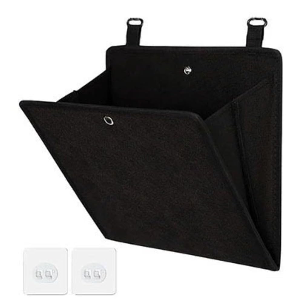 Organizador de zapatos para puerta que ahorra espacio, tela resistente al desgarro, 24 bolsillos, para zapatos, accesorios y herramientas, solución de almacenamiento colgante negra