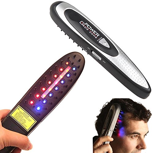 Escova Pente Laser Estimulador para Crescer Cabelo - Contra Queda De Cabelo Calvice Hair Grow Comb