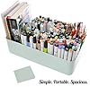 Enjoy Organizer Portable Caddy American Made, DIY Dividers, 8 Compartments, Supply Organizer, Portable Tote Basket with Handle Storage Organizer Bathroom, Office, Crafts, or School Supplies #3