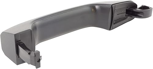 Miniatura 501 de TRQ Manija de la puerta exterior trasera izquierda del lado del conductor negra compatible con Honda Civic 2001-2005