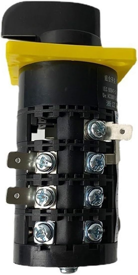 3 Position Rotary Switch HZ5B-20/4DG 4 Pole 20A Control Motor Gear Cam Switches Selector