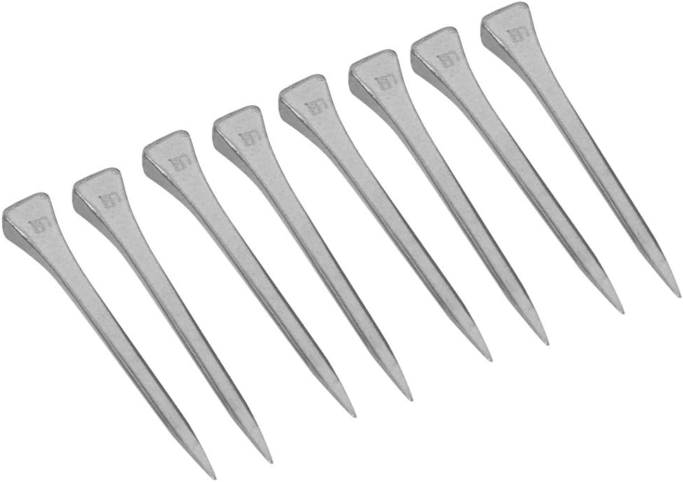 250Pcs Steel Horseshoe Nails E5, Durable Horse Supply Accessories, 2 Inch Length - High Tensile Strength, Precise Manufacture, Ideal for Farriers and Riders