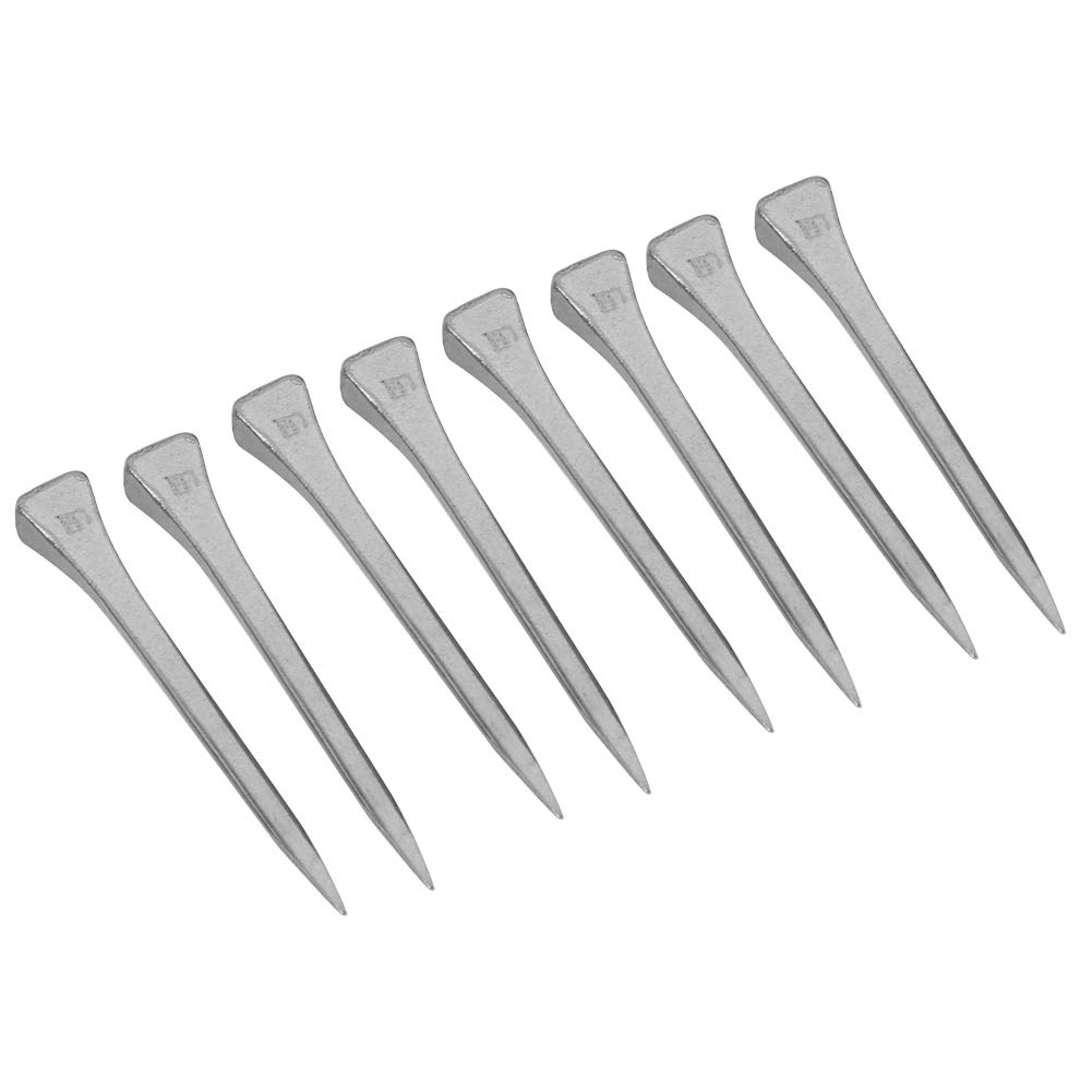 Gavigain 250 Pack Horseshoe Nails, Steel Construction, High Tensile Strength, Precise and Easy to Use, for Professional Horse Care