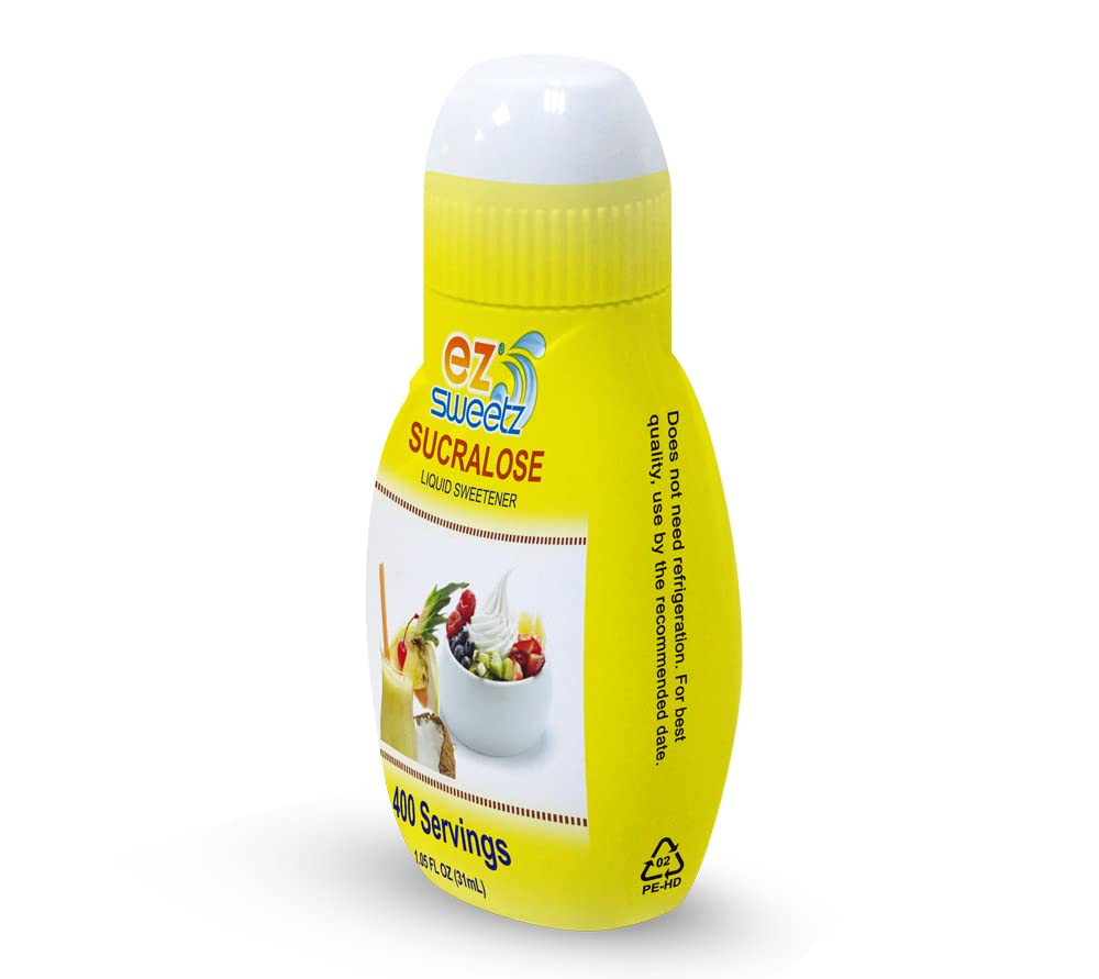 EZ-Sweetz (3 Pack |1.05oz - Liquid Sweetener 400 Servings/Bottle)