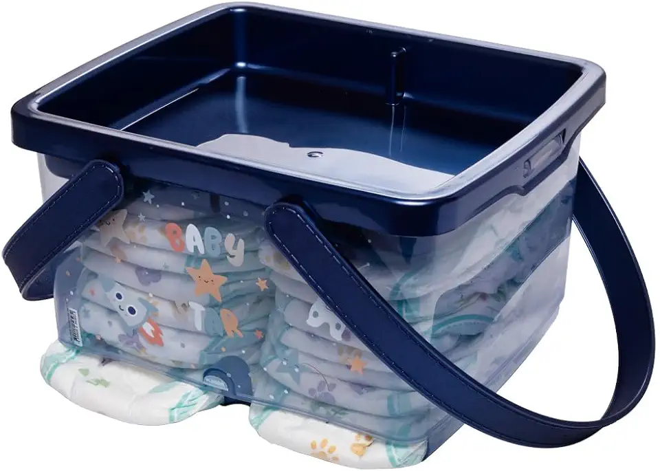 Organizador Porta Fraldas Descartáveis Decorado Menino Plasútil