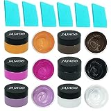 JAJADO 6 Jars Chalk Paste Paint with Screen Printing Squeegees, Screen Printing Ink Transfers Paste