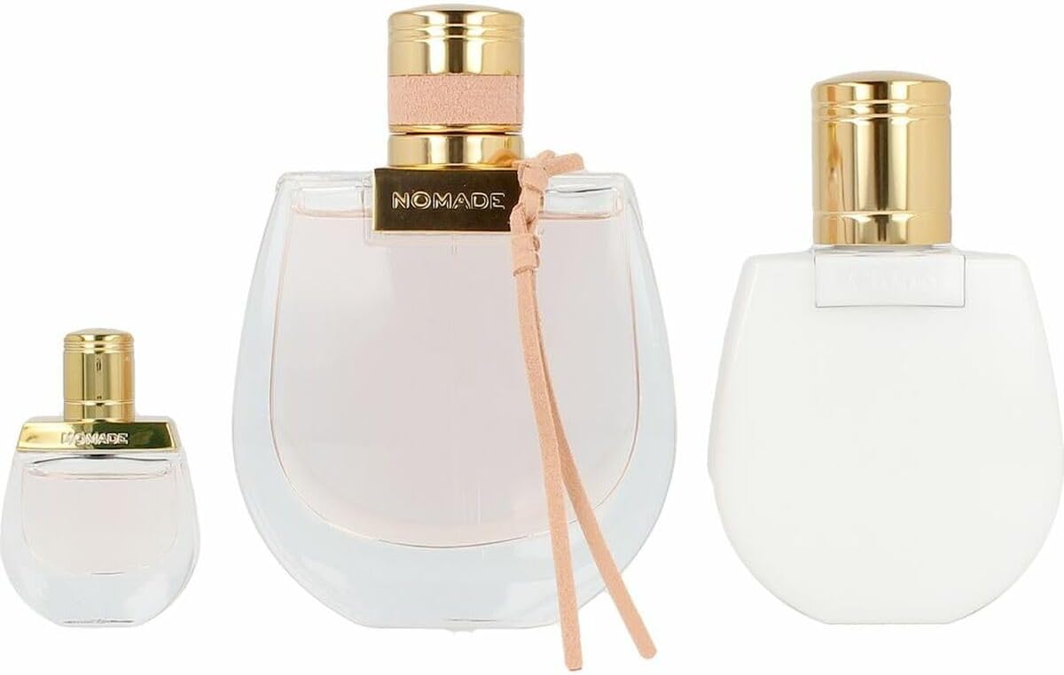 Chloé Nomade Eau de Parfum 75ml Gift Set 2024 (Contains 75ml EDP, 100ml Body Lotion and 5ml Miniature)