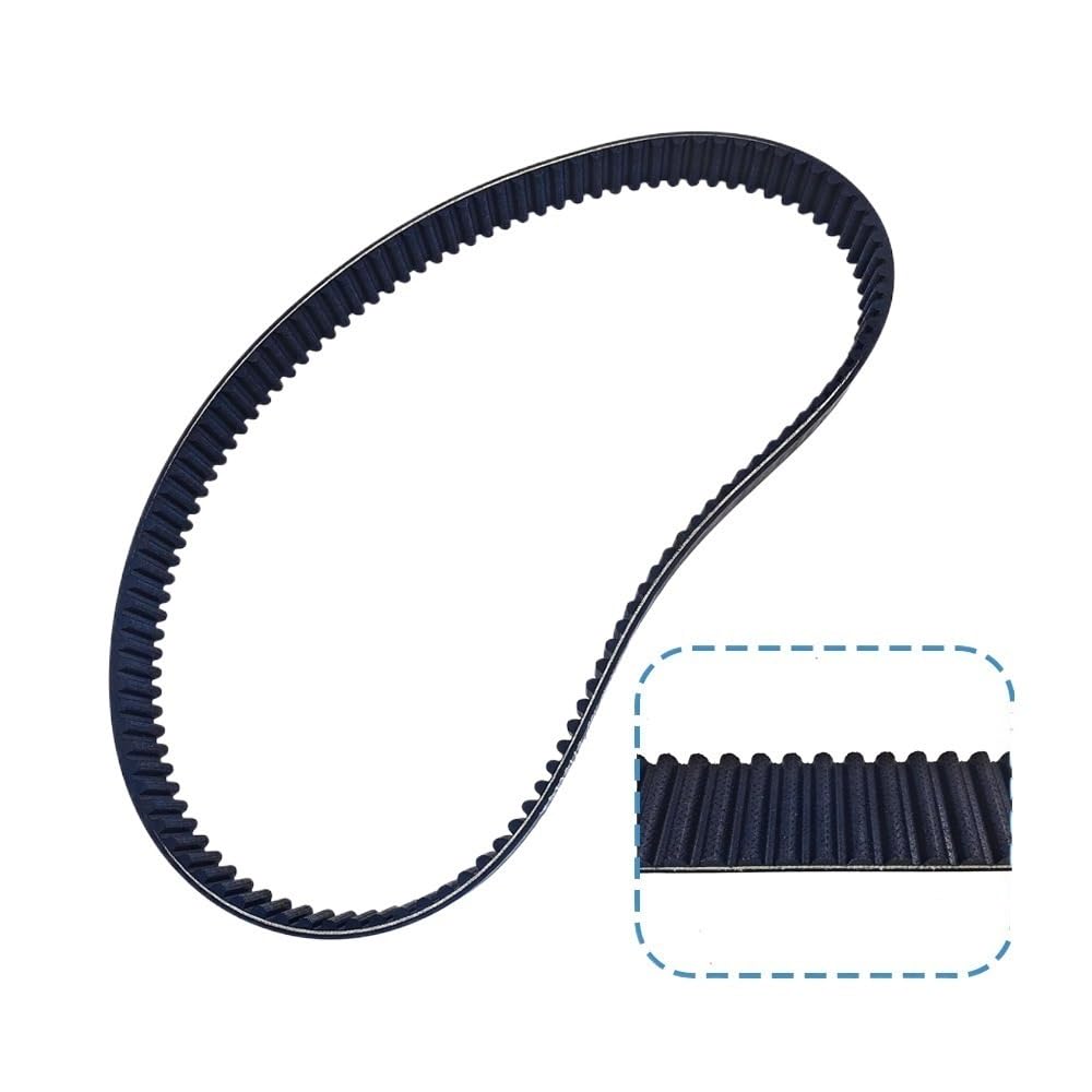 Correa Transmisión Trasera 1 1/8" Ancho, Perfil Dientes Parabólicos 1204-0085 Para Sportster XL 1200 2004-2006 Correa Trapezoidal