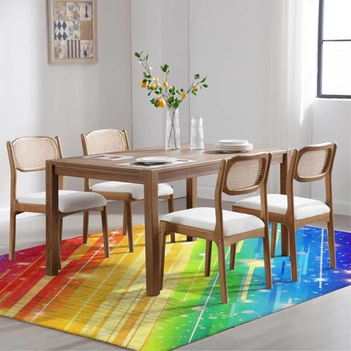 Tapis de sol antidérapant facile à nettoyer pour grand salon - 6