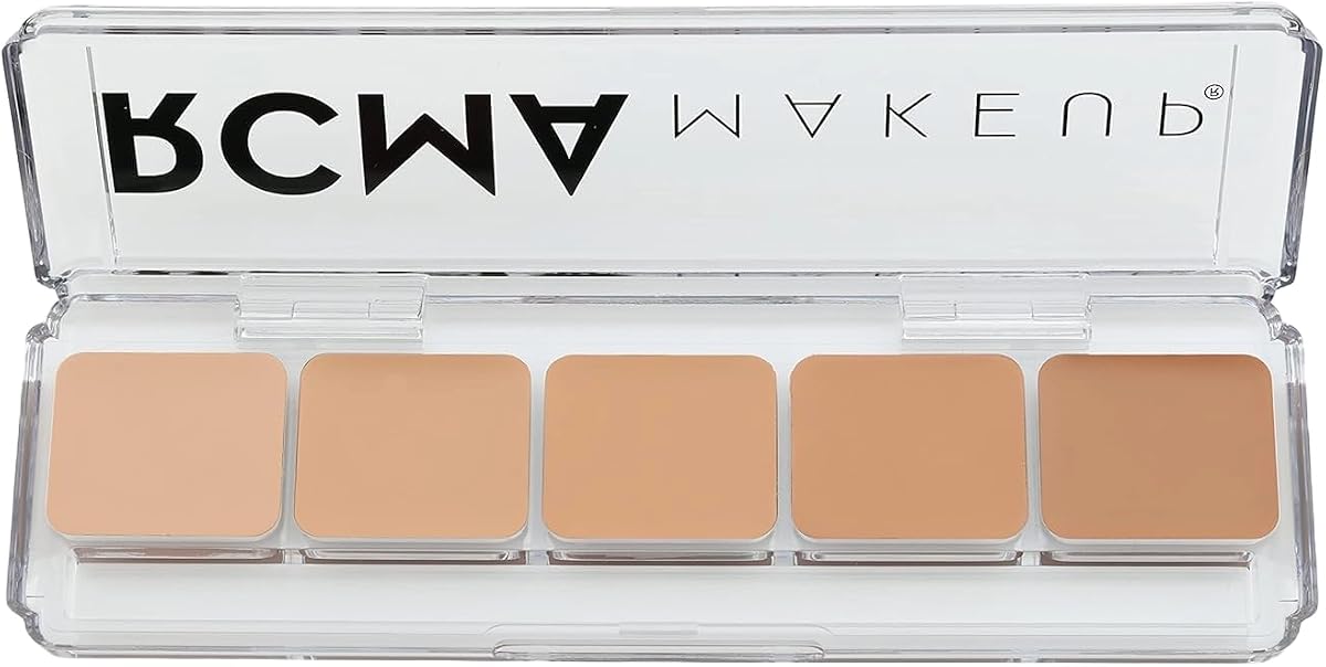 RCMA Makeup 5 Part "Series Favorites" Palette Olive Series |Cream Foundation |Full Coverage |Professional Makeup Artists |Long-Lasting Everyday Makeup