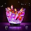 Amazon.com: Warepro LED Ice Buckets 5L Clear PS+ABS Plastic ice Bucket ...
