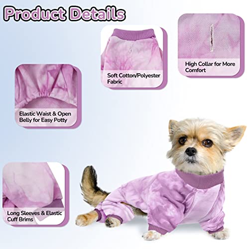 Morvigive Soft Dog Sweater,Dog Pajamas Turtleneck Dog Onesie For Small Medium Dogs Boys Girls, Warm Winter Dog Coat Puppy Jumpsuits Lightweight Doggie Pjs Pet Shirts Clothes #TOP2