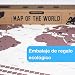 Imagen de envami® Mapa Mundi Rascar I Mapas del Mundo para Marcar Viajes I 68 X 43 CM I Oro Rosa I Scratch Off Travel Map