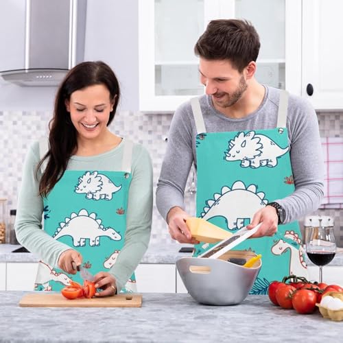 Tablier de serveuse multicolore pour restaurant et bistrot avec broches