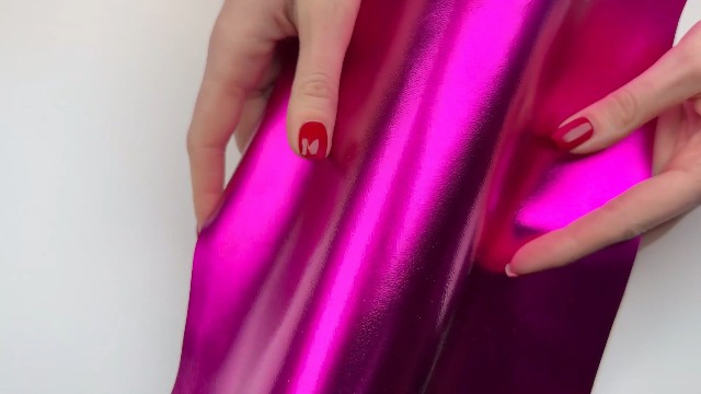 Amazon.com: Real Bright Pink Metallic Lambskin: Genuine Shiny