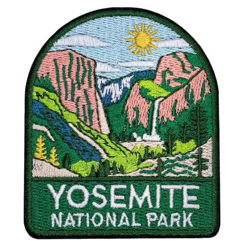 EMBROBOF Majesty Yosemite Patch – 3 inches, Yosemite National Park Patch