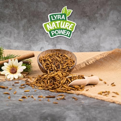 Lyra Pet® 10 kg Soldatenfliegenlarven getrocknet - Hermetia Illucens
