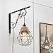 Industrial 15ft Pendant Light Cord - Hanging Light Kit with Switch Plug, Plug-in Pendant Light Cord Rope Pendant Lights Socket Set E26 E27 for Pendant Lamp Farmhouse Lamp Cable DIY Room Decor