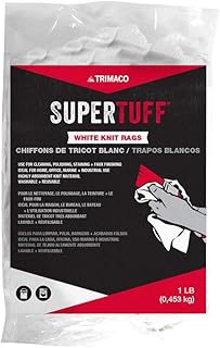 Trimaco 10844 T-Shirt Knit Wipers, White