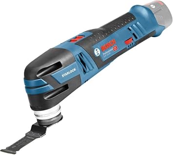 Bosch Professional 12V System Cordless Multi Tool GOP 12V-28 Starlock Tool Holder, incl. 1xStarlock BIM Plunge Cut Saw Blade, Without Battery/Charger