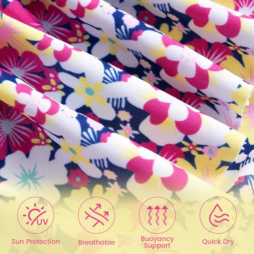 Summshall Badeanzug Baby Mädchen mit Floatation Kleinkind Schwimmtraining Hilfe Schwimmende Badeanzug EIN Stück Schwimmern Badeanzüge