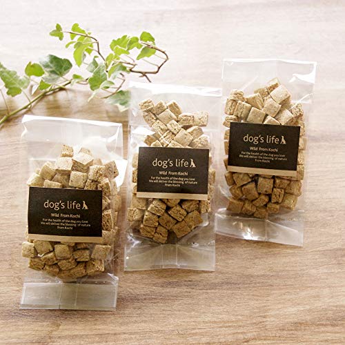 犬用 高知産 オリジナルクッキー 3個セット(50g×3袋)【無添加 国産 小粒 おやつ スナック】 (おから×3袋)