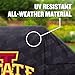 YouTheFan NCAA Iowa State Cyclones Heavy Duty Waterproof Grill Cover – UV Resistant, Durable Polyester BBQ Cover, Weatherproof for Outdoor Gas or Charcoal Grills, for Grills up to 5’ Wide
