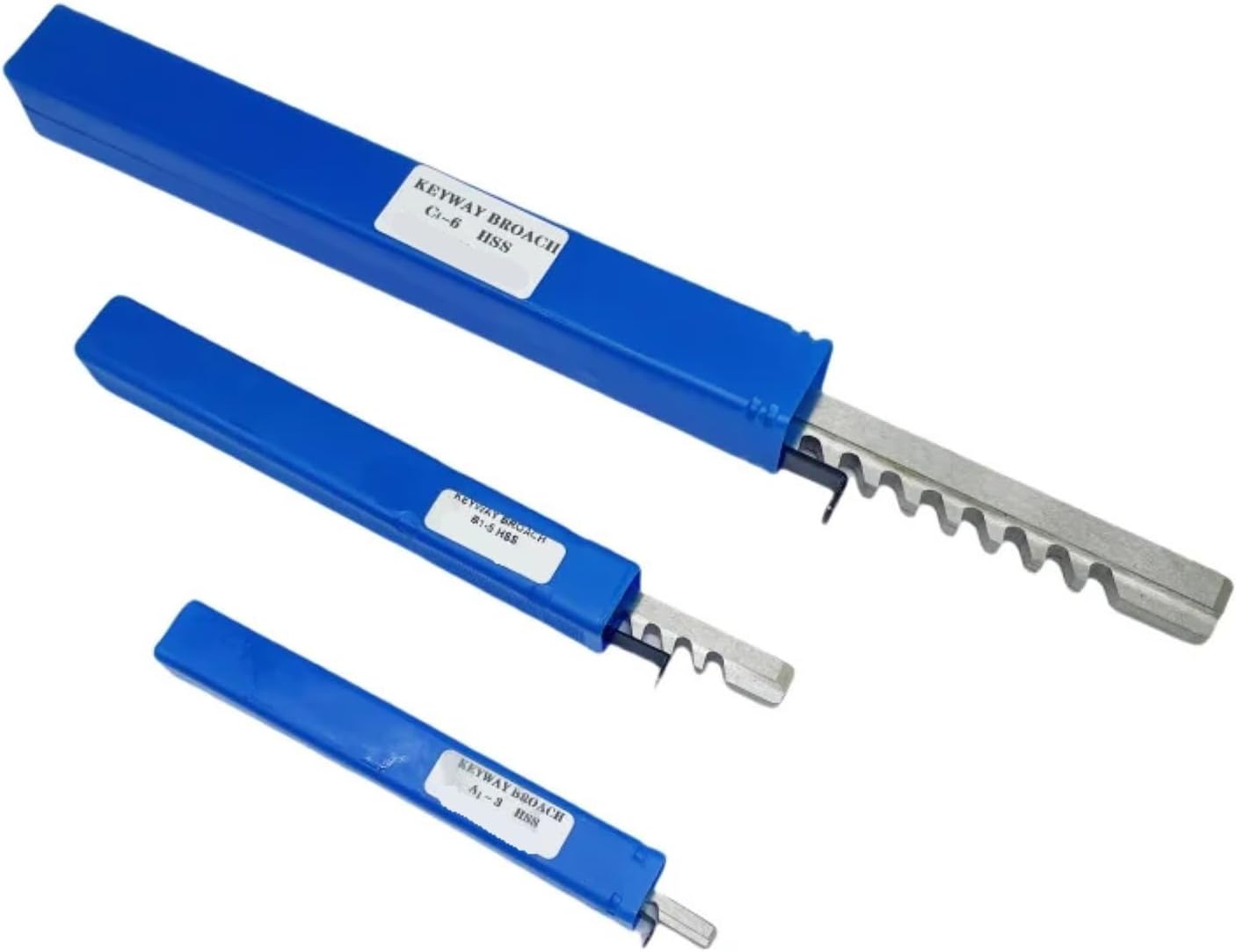 1PC F-Series Push Type Keyway Broaches HSS Keyway Tools for CNC Machine Tool F1-20/22/24/25mm 1''F 7/8''F(F1-20mm-1PCS)