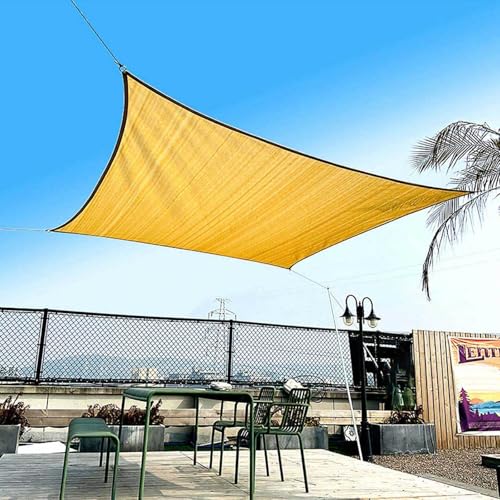 Filet pare-soleil 6x8m avec œillets | Toile d'ombrage 90% UV - 7