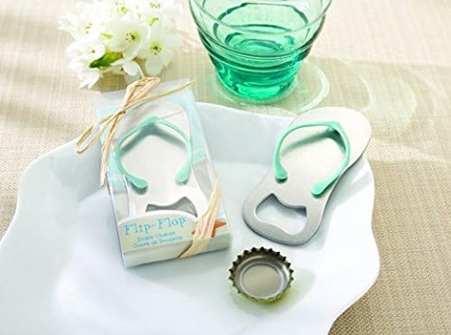 24 pcs Special"pop the Top" Flip-flop Bottle Opener for Wedding Favor (Blue)