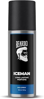 Beardo ICEMAN Body Spray for Men | Long Lasting Deodorant | Fragrance Body Spray | Amber Woody, Aromatic Fresh | Gift for ... Price In India