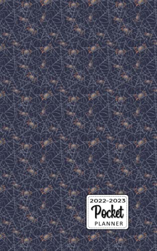 blue navy spy net , Patterned Two-Year-Plus Monthly Pocket Calendar Planner: Two Year Calendar Planner and Organizer with Birthday Log, Password and | New Year ... Pocket Monthly Planner