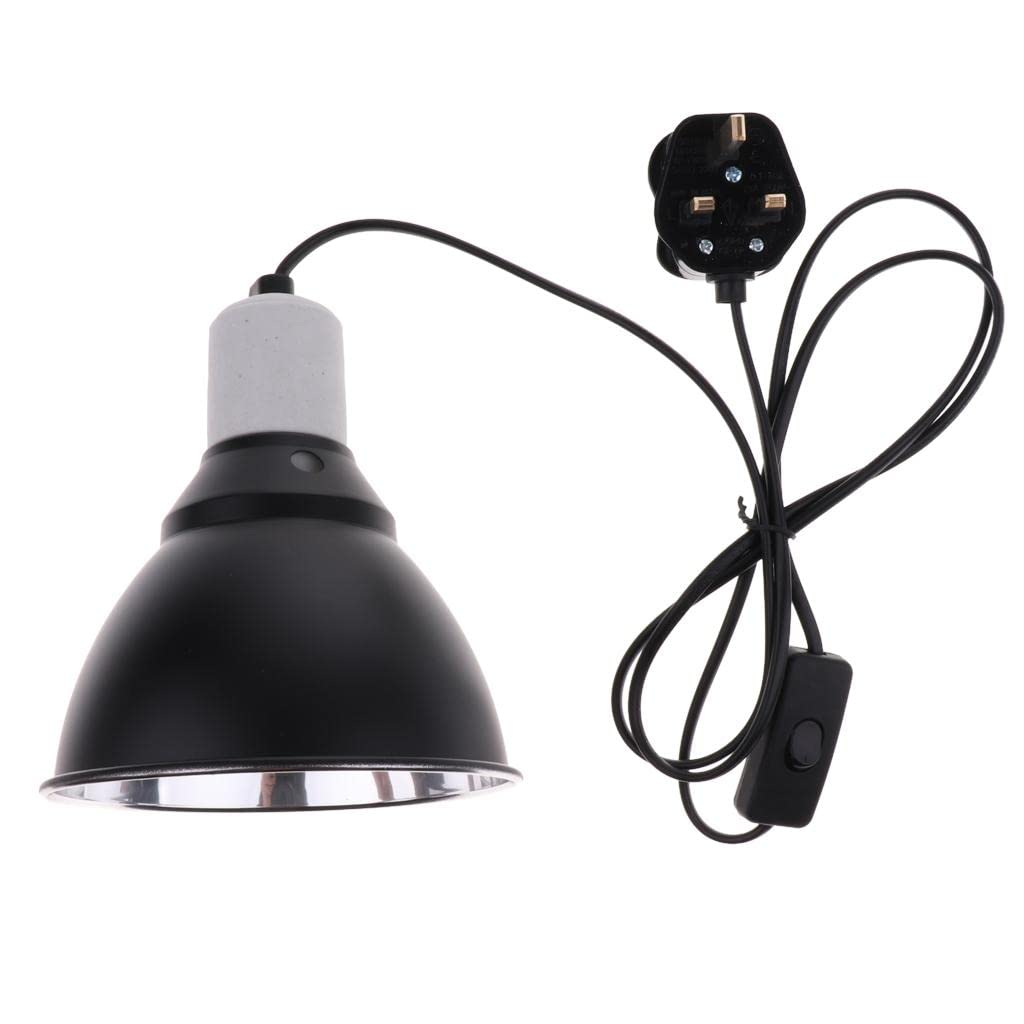 CALANDIS™ E27 Light Dome Reflector Reptile Bulb Holder Tortoise Lamp Holder UK Plug | Reptile Supplies-image-36